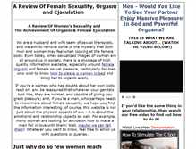 Tablet Screenshot of female-orgasm-facts.com